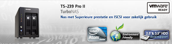 ( Klik hier voor Specificaties QNAP TS-239 Pro II )